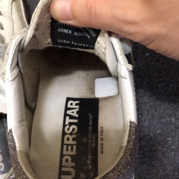 (SOLD)Golden goose white sneakers. - Picture 4 of 11